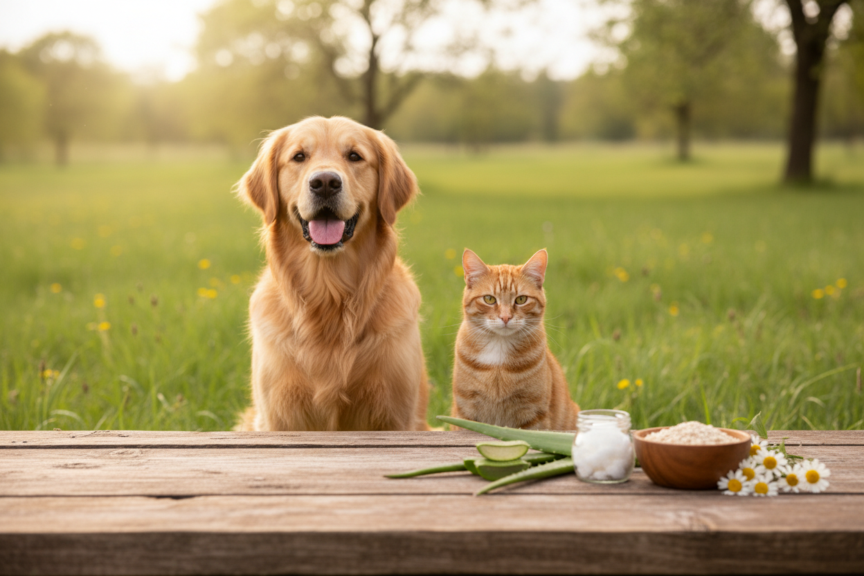 Natürliche Hautpflege bei Tieren – gesunde Haut bei Hund, Katze und Pferd