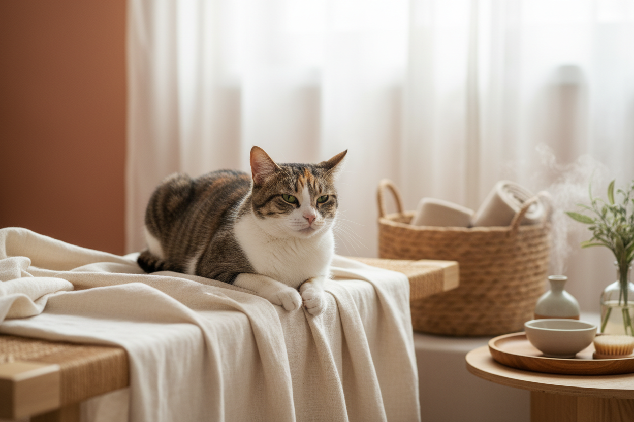 Haustier Katze