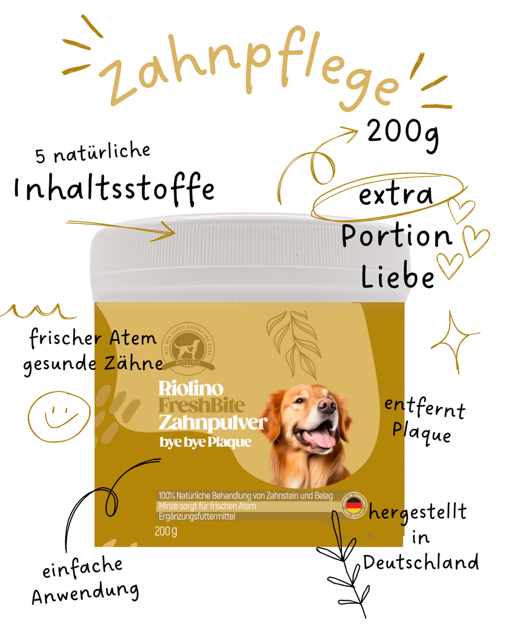 Riolino FreshBite – Natürliche Zahnpflege für Hunde - TierVita