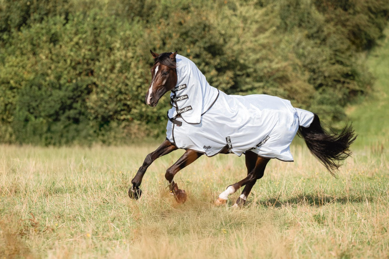 RugBe SuperFly Fliegendecke mit abnehmbarem Halsteil,