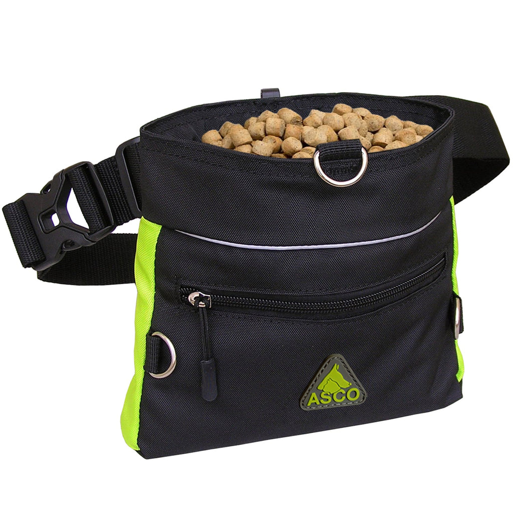 ASCO Futterbeutel mit Einhand-Schnappverschluss, Leckerlibeutel 20x20 cm, QuickTouch Leckerlietasche - TierVita