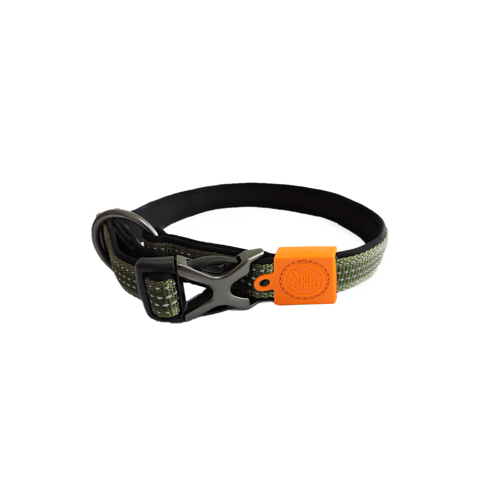 AFP Off Street - Dog Collar Olivgrün L