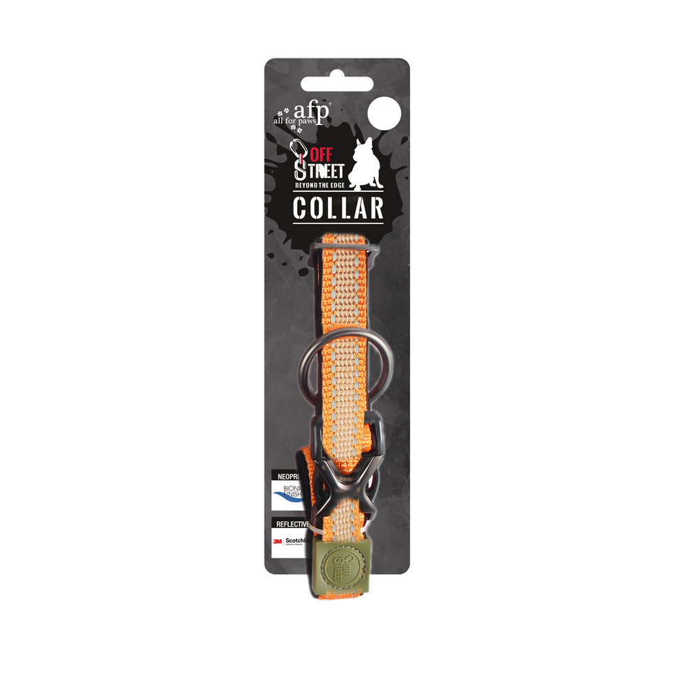 AFP Off Street - Dog Collar Mandarine S
