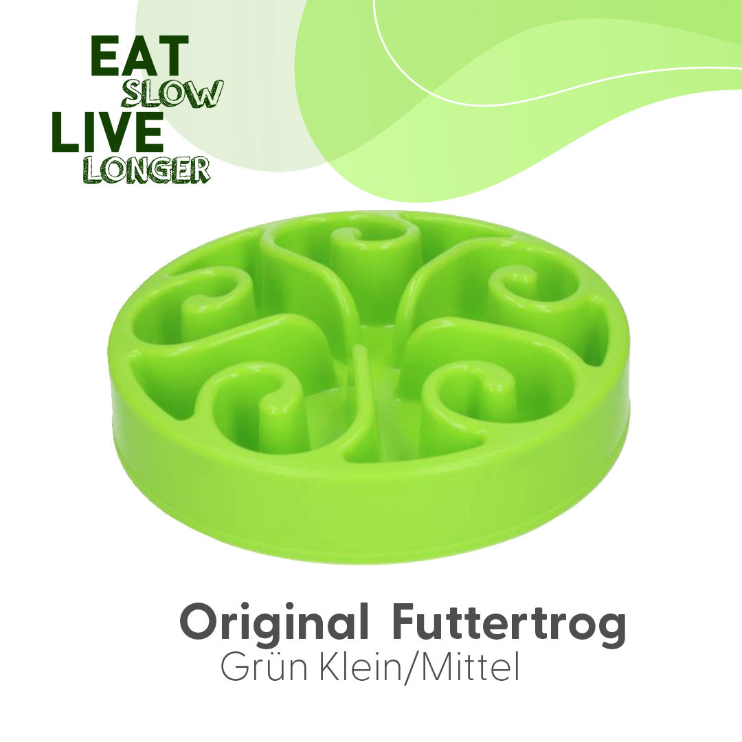 Eat Slow Live Longer Original Grün S