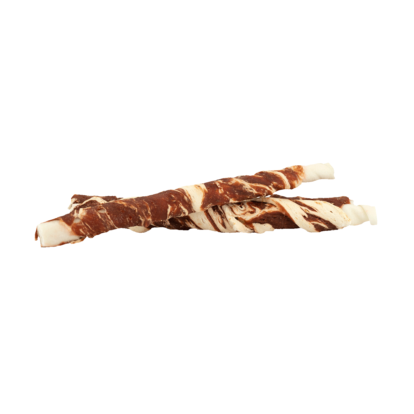 Braaaf Rawhide Twister Rind & Fisch (3 St.) - 21 cm
