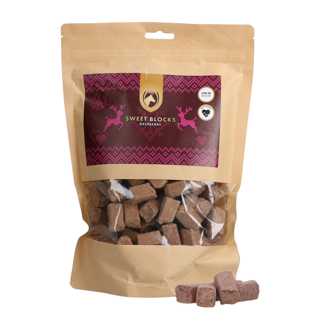 Excellent Horse Christmas Sweet Blocks Himbeere