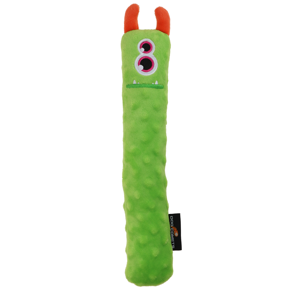 Dog Comets Invaders Wurfstab Hundespielzeug Größe L – Grün | Quietscher & Knistern