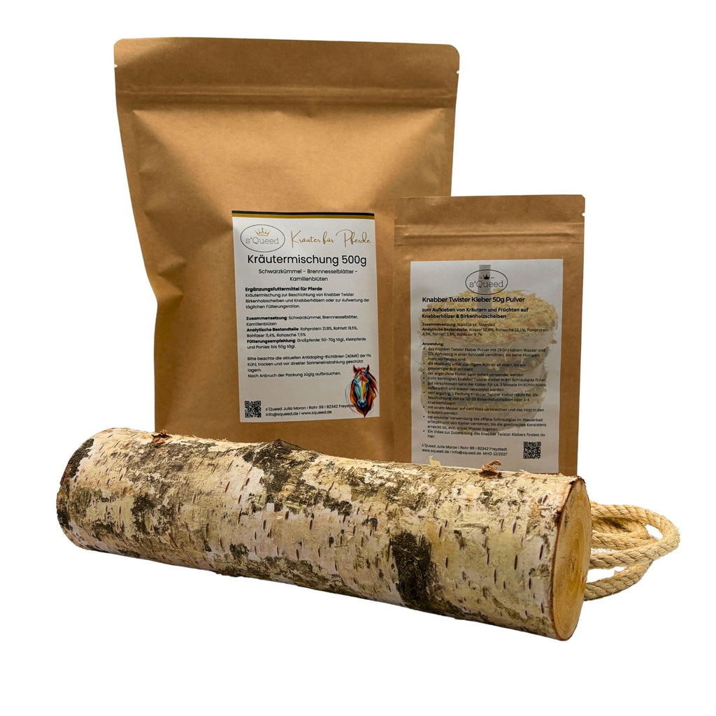 DIY Set Birkenholz zum Knabbern - TierVita