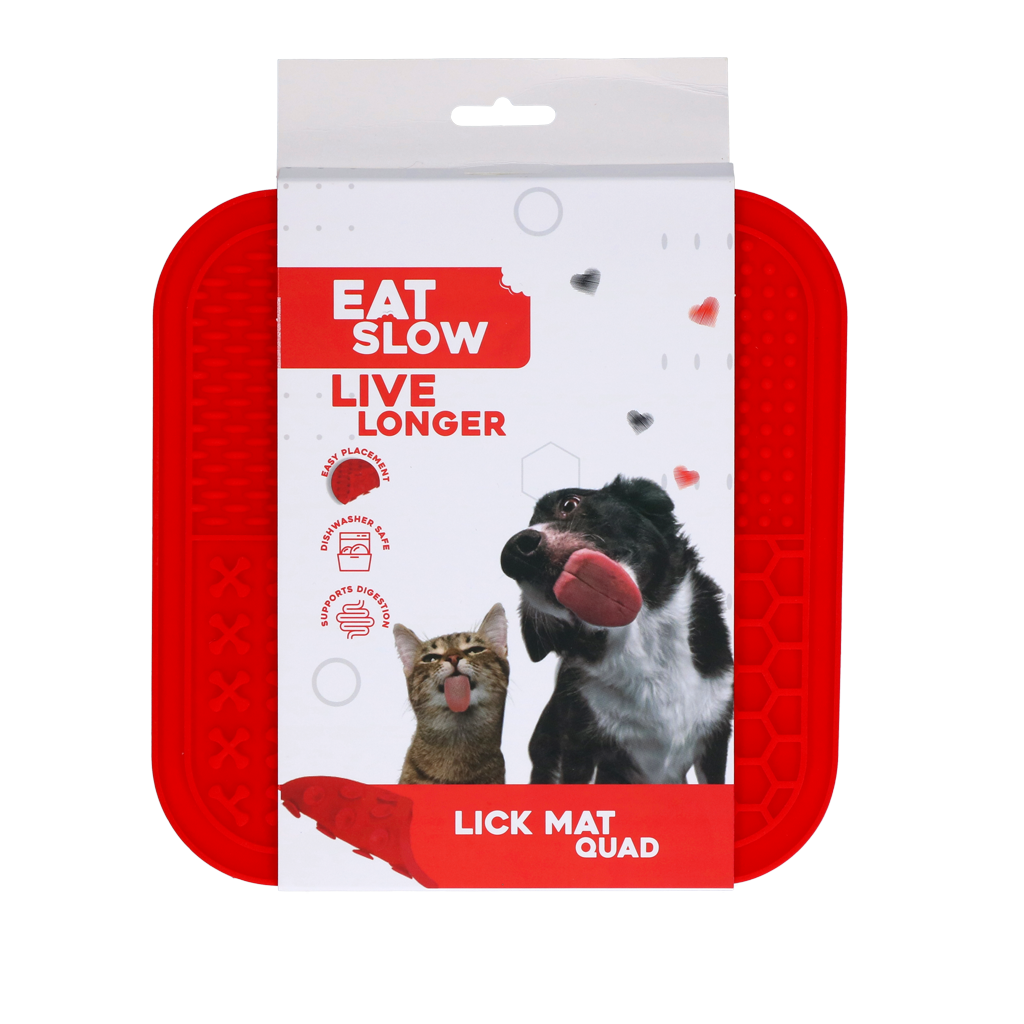 Eat Slow Live Longer Lick Mat Quad Rot