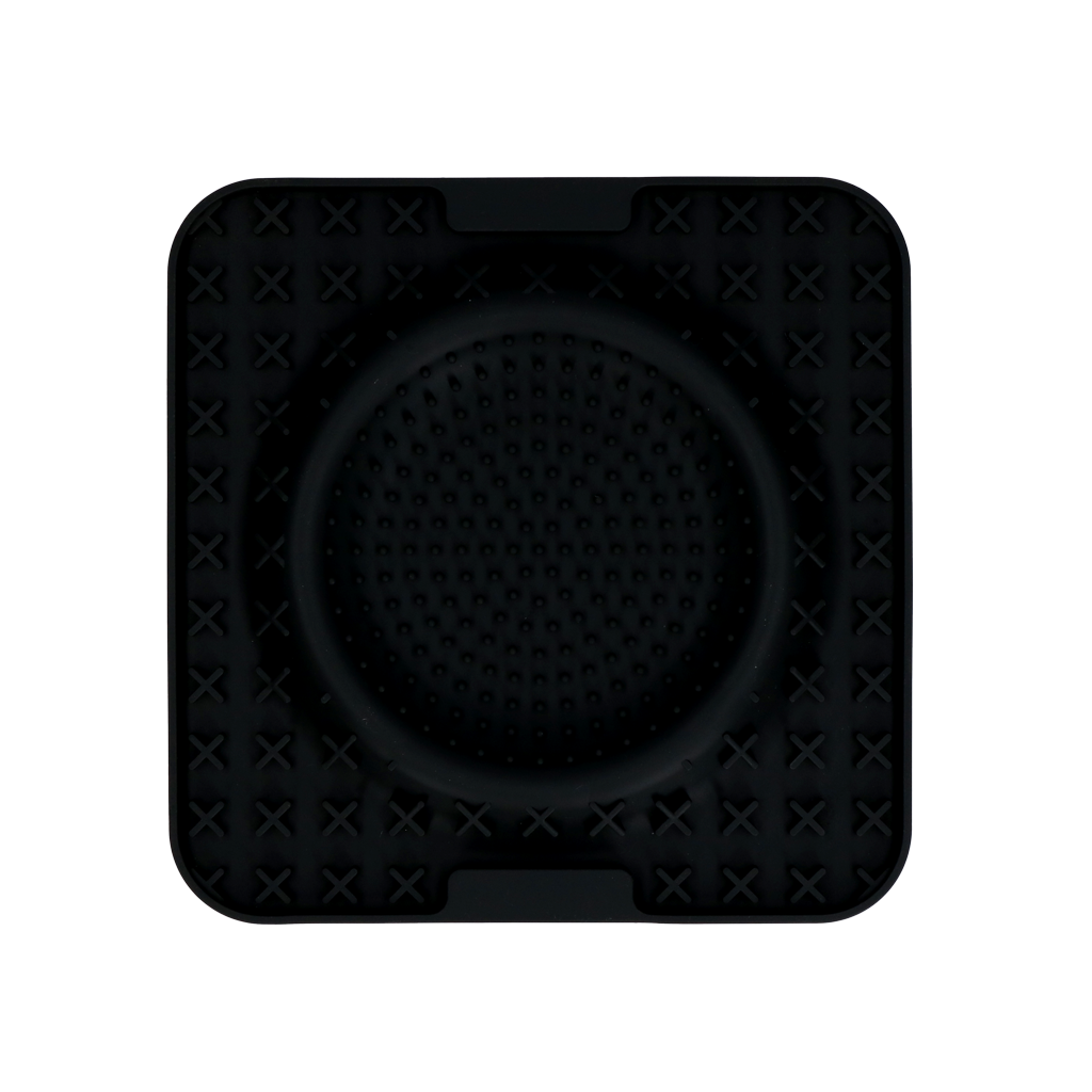 Eat Slow Live Longer Lick Mat Wave Grau