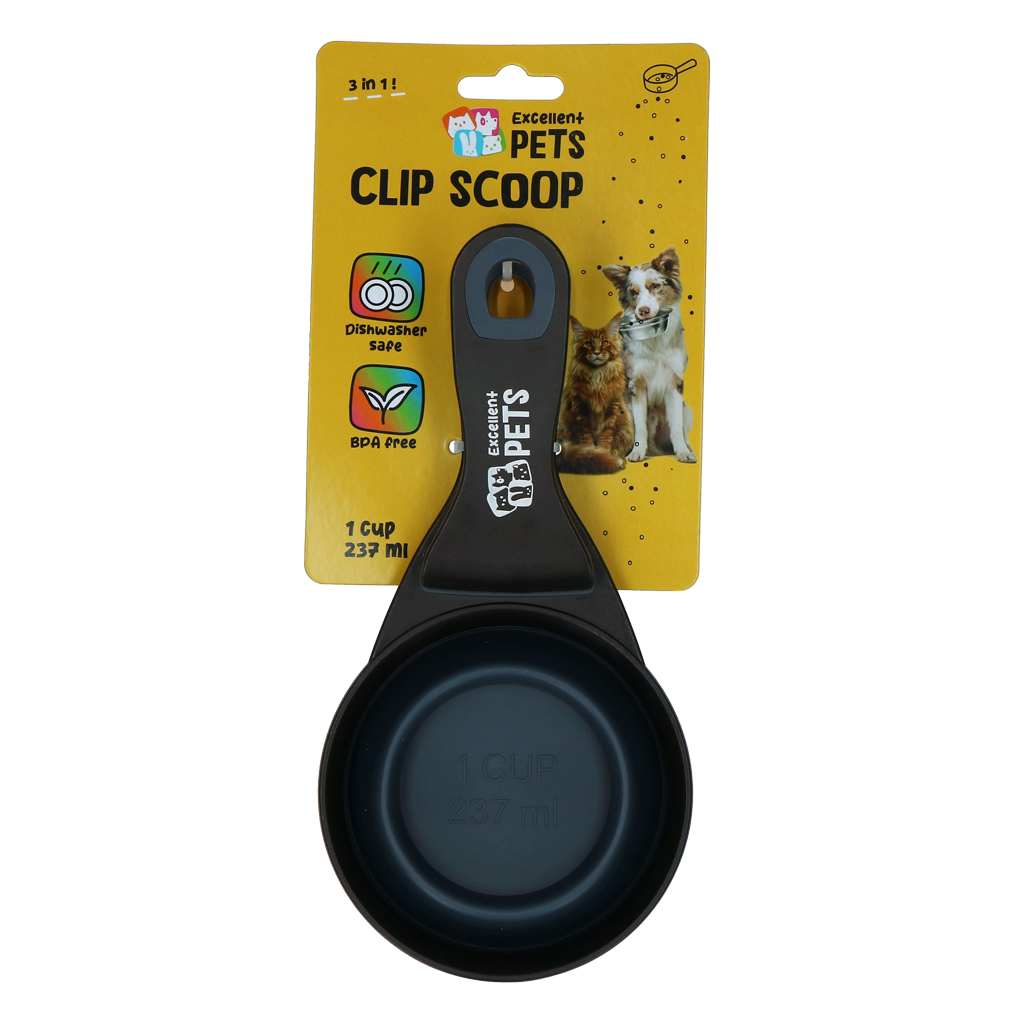 Excellent Pets Fütterschaufel mit Verriegelungsclip 1 cup