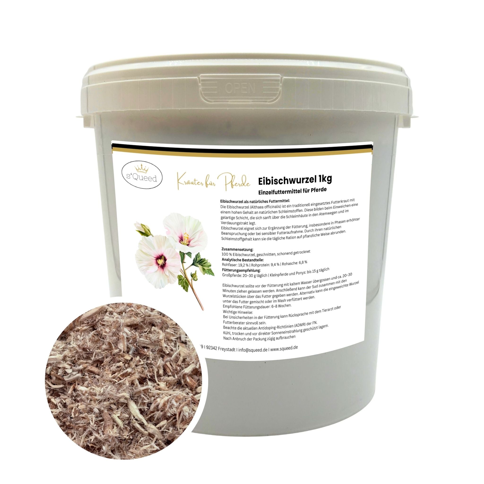 Eibischwurzel Pferd 1kg - TierVita