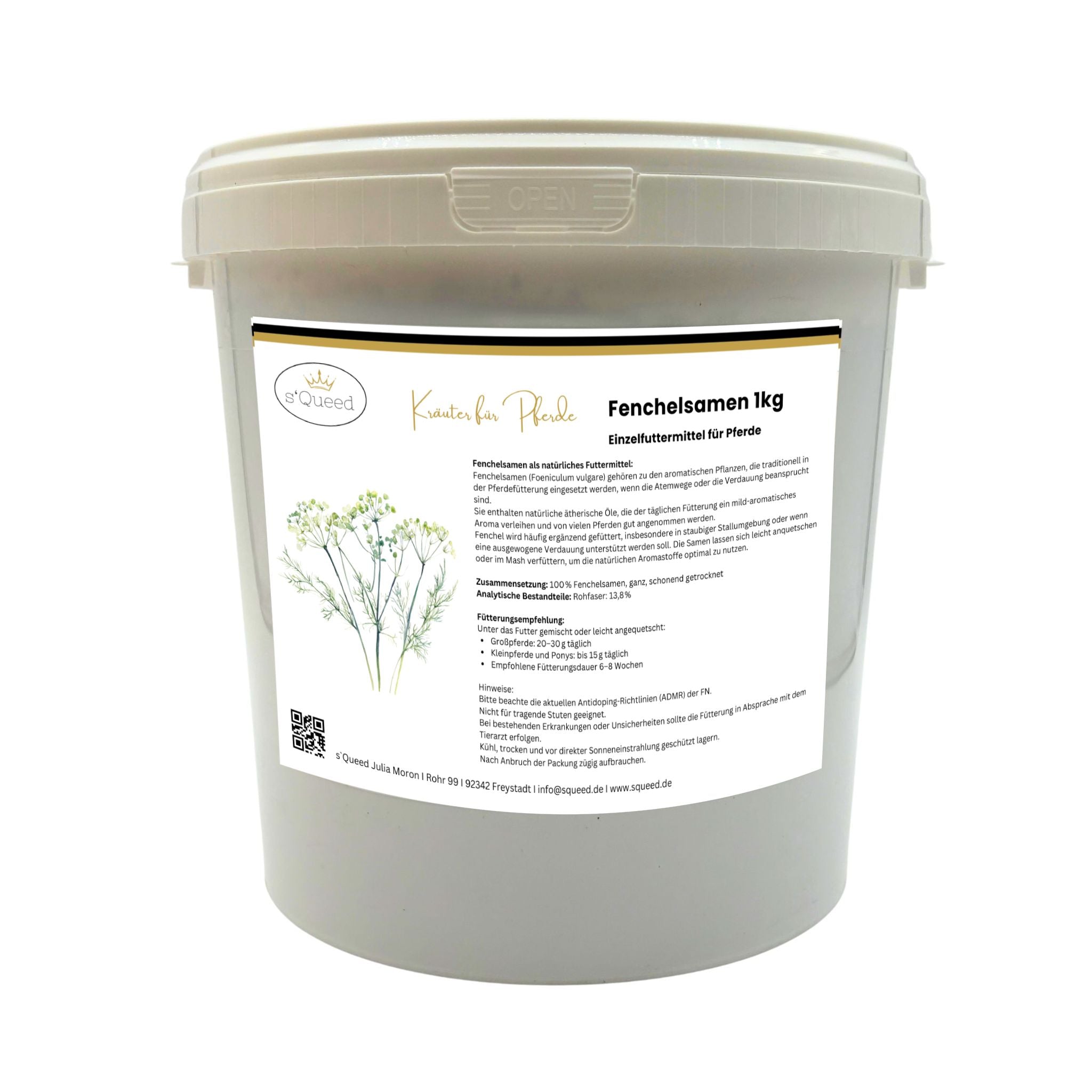 Fenchel Pferd 1kg - TierVita