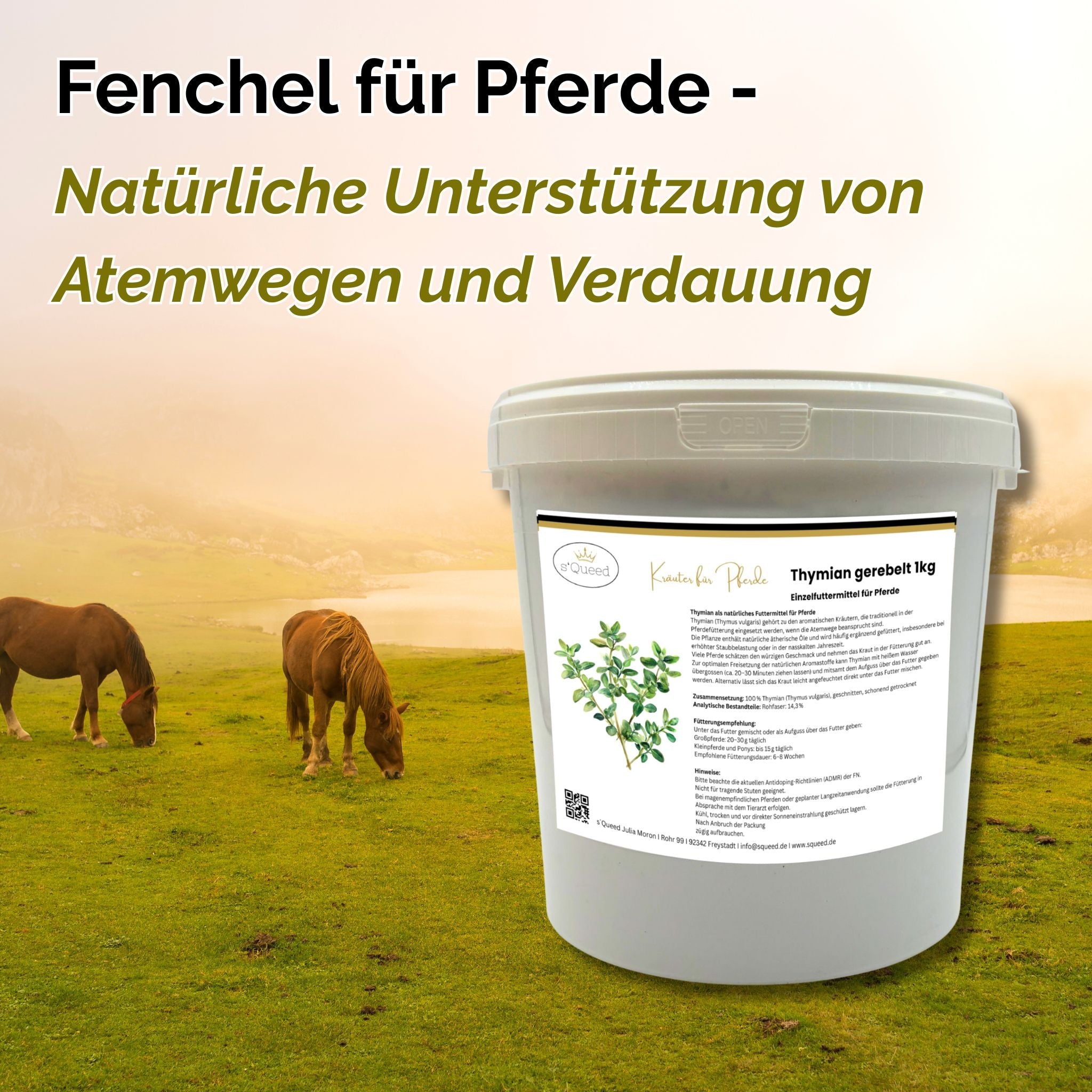Fenchel Pferd 1kg - TierVita