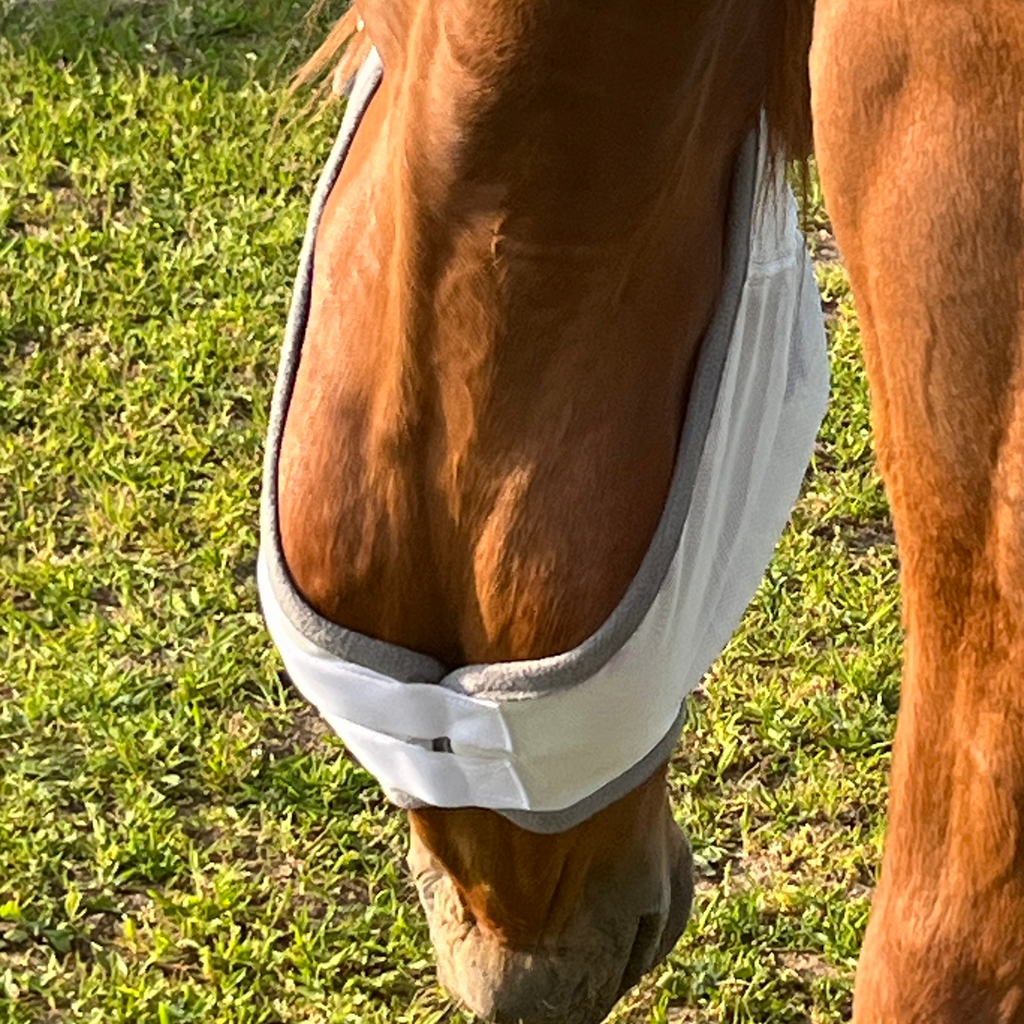 Fliegenmaske Fliegenohren Fliegenschutz für Pferde - TierVita