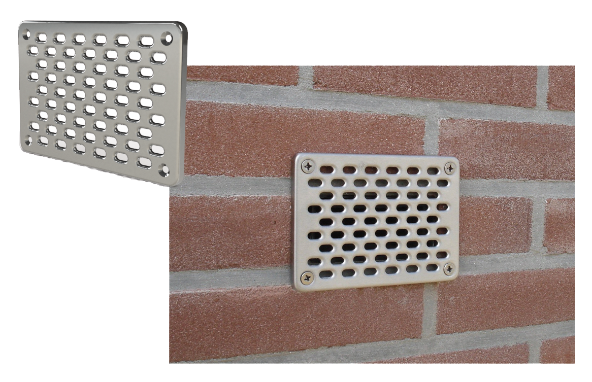 GevelFix Edelstahl Gitter 25 x 15 cm