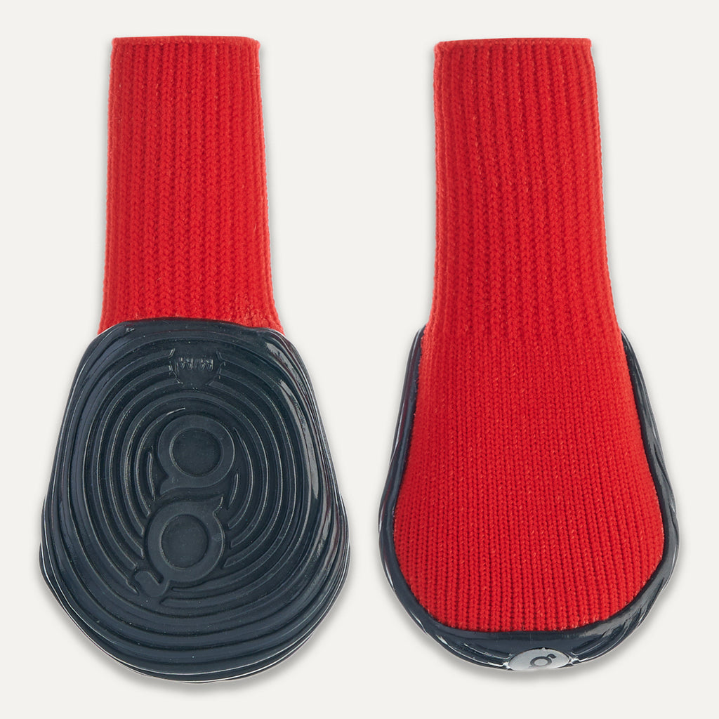 Goo-eez Dog Boots Ultras 2 Per Pack M Rot/Schwarz