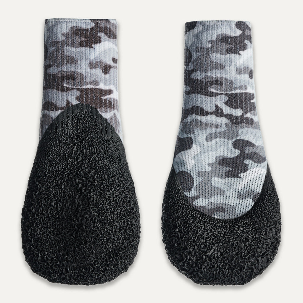Goo-eez Dog Boots Lites 4 Per Pack XL Camo/Schwarz