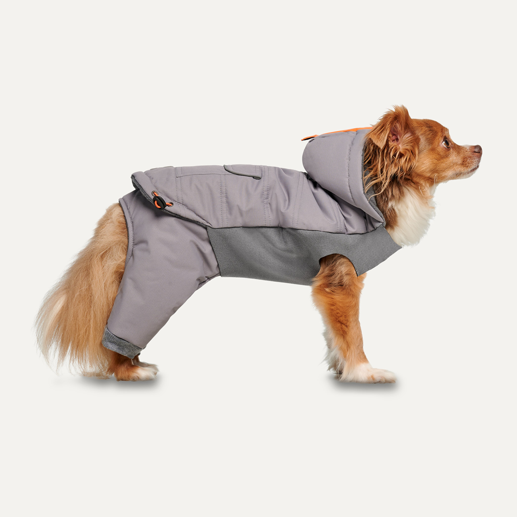 Goo-eez Hooded Full Body Snowsuit XS Grau