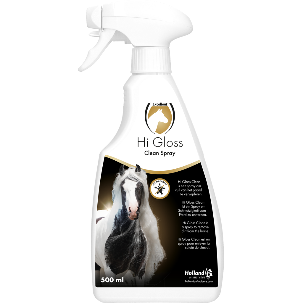 Excellent Horse Hi Gloss Clean Spray 500 ml – Fellpflege ohne Waschen
