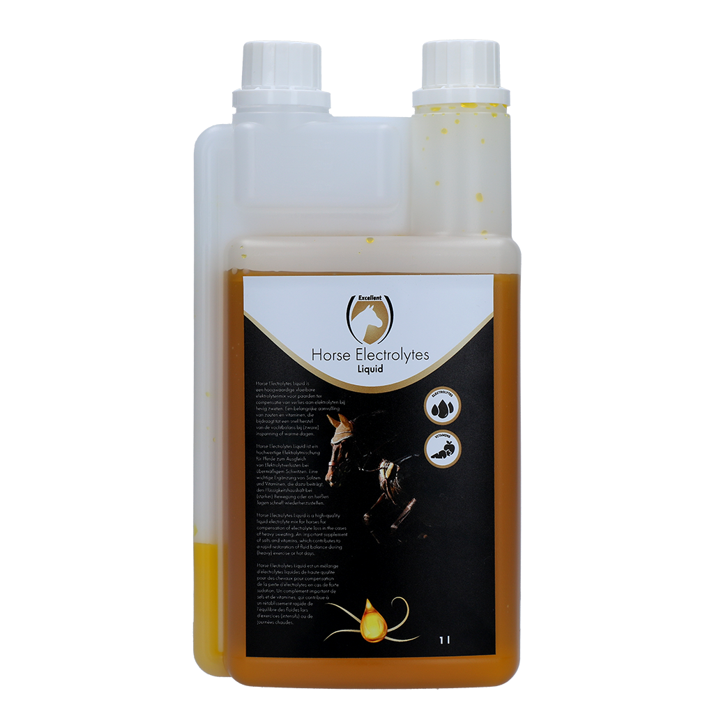 Excellent Horse Elektrolyte Liquid – Flüssige Elektrolyte für Pferde, 1 l