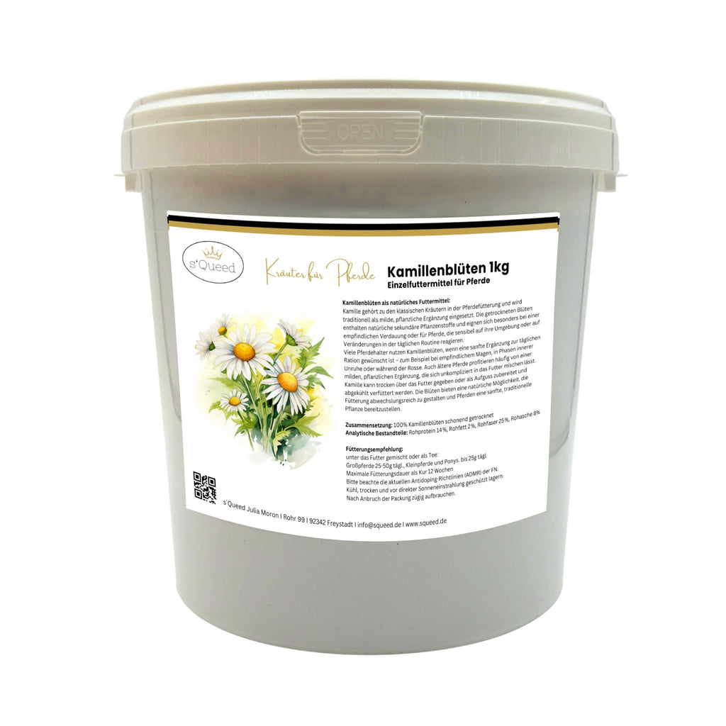 Kamille Pferd 1kg ganze Blüte - TierVita
