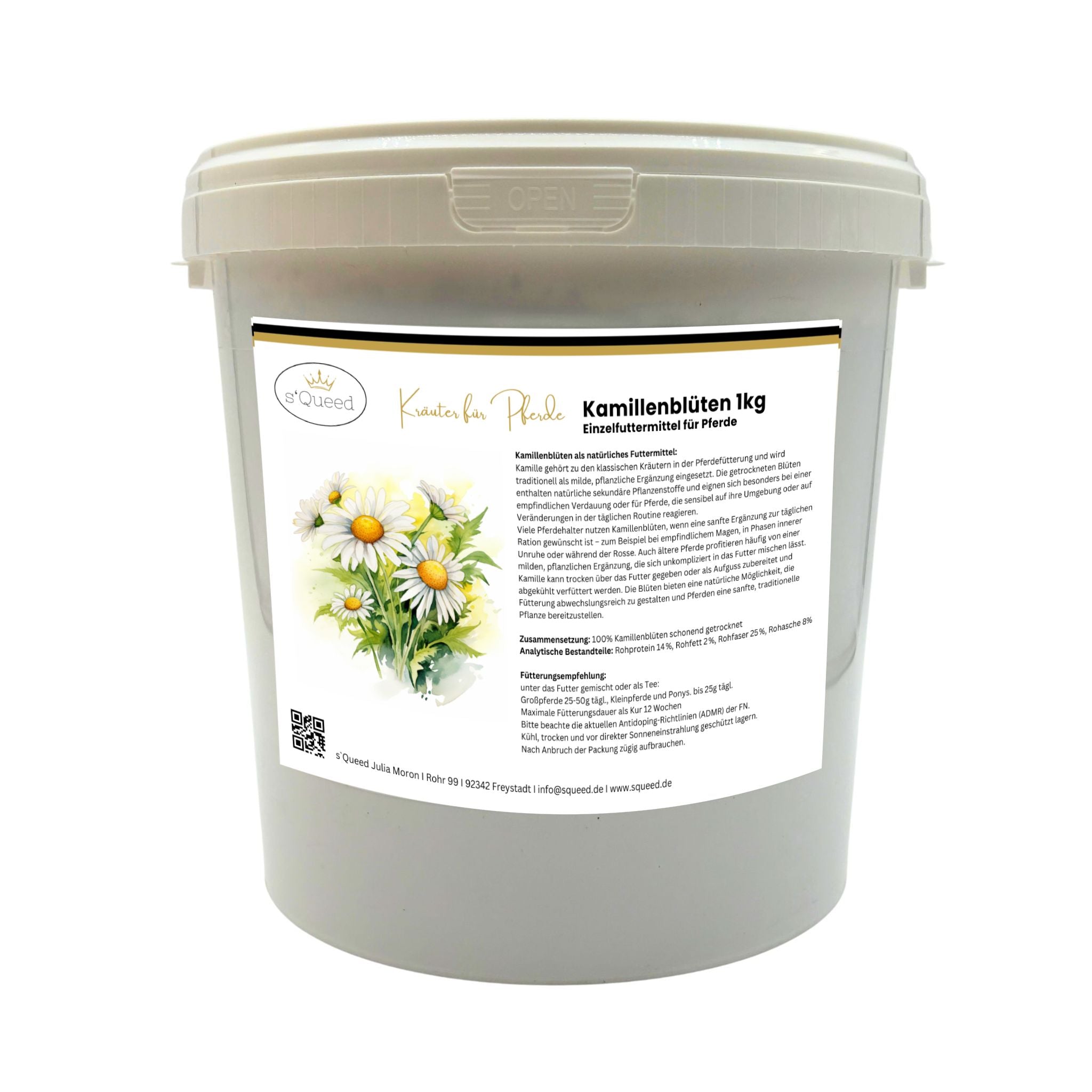 Kamille Pferd 1kg ganze Blüte - TierVita