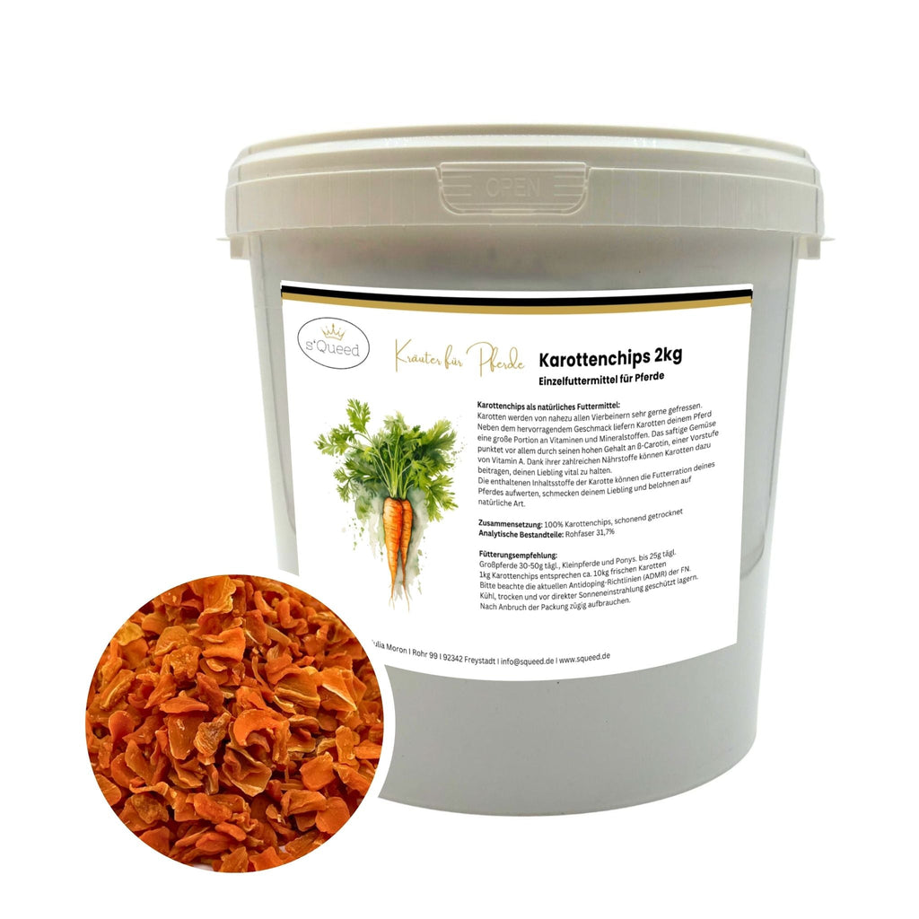 Karottenchips Pferd 2kg - TierVita