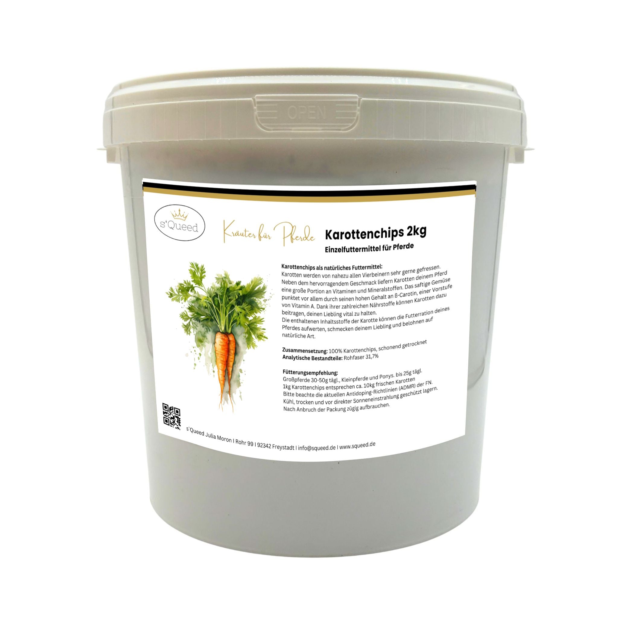 Karottenchips Pferd 2kg - TierVita