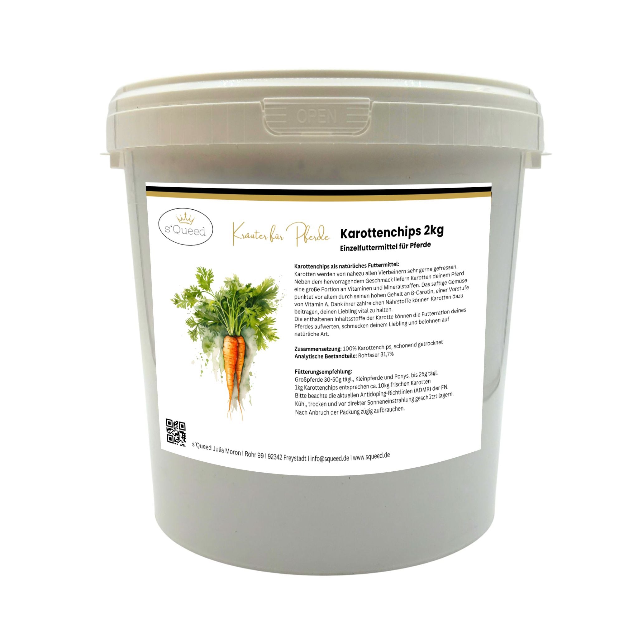 Karottenchips Pferd 2kg