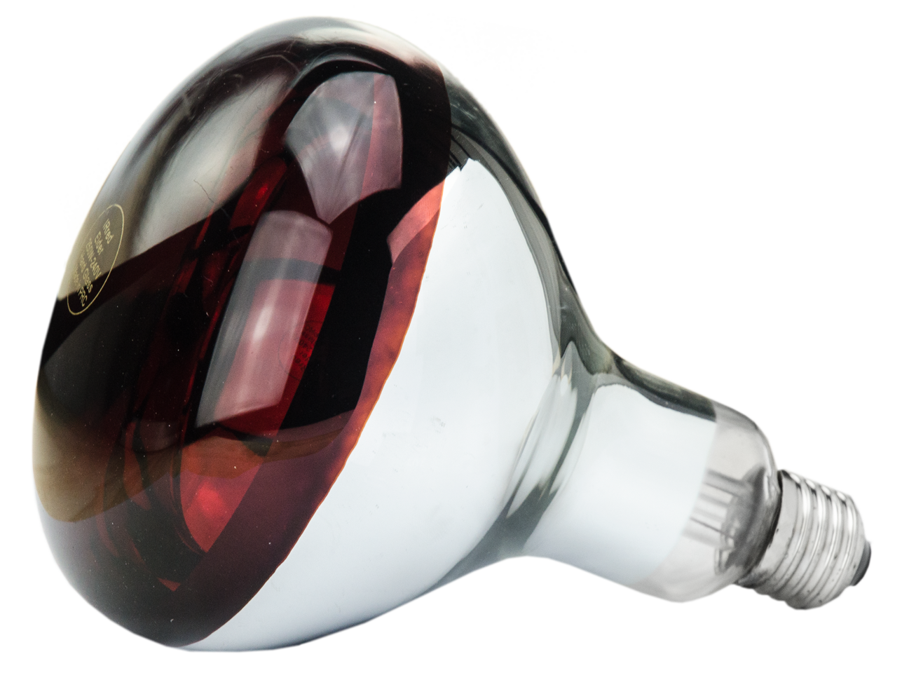 Hartglas Lampe 150 W - Weiß