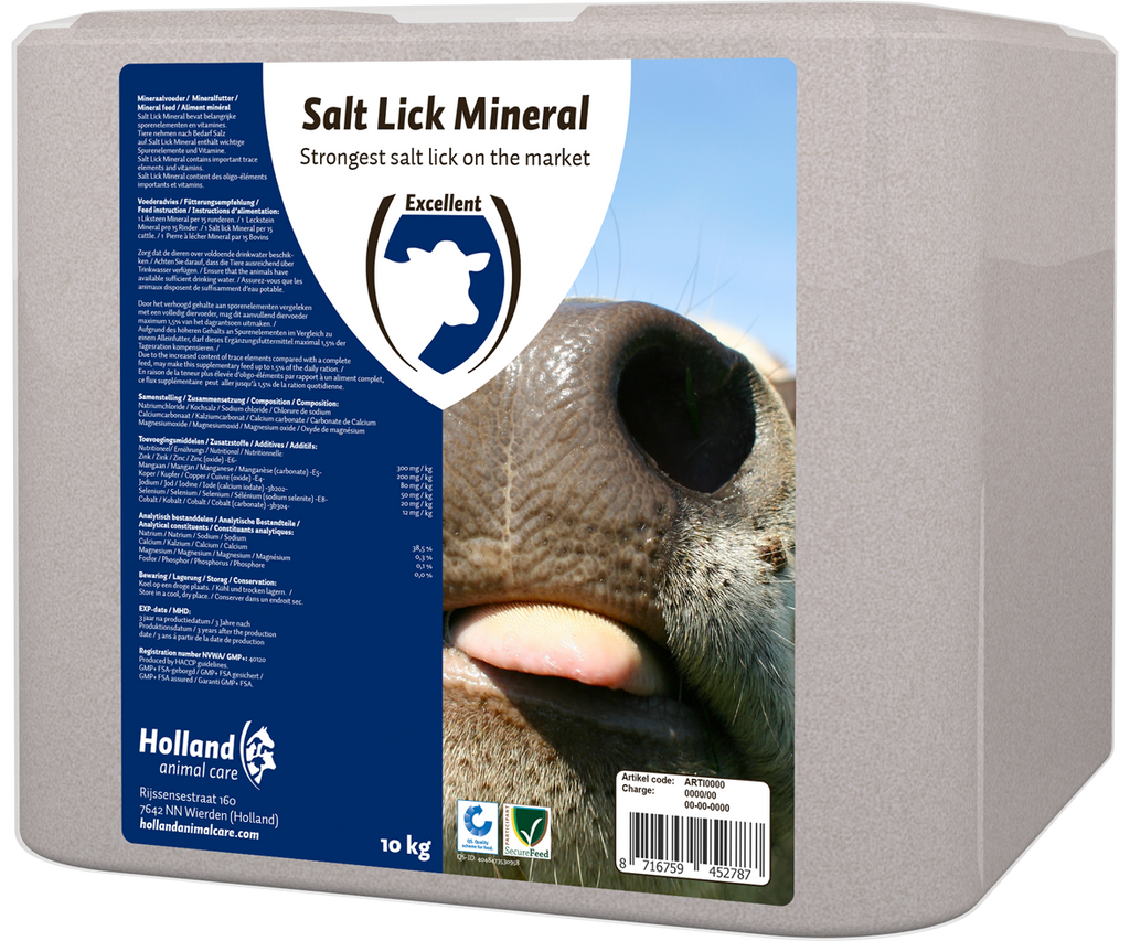Excellent Leckstein Mineral Rindvieh 10 kg
