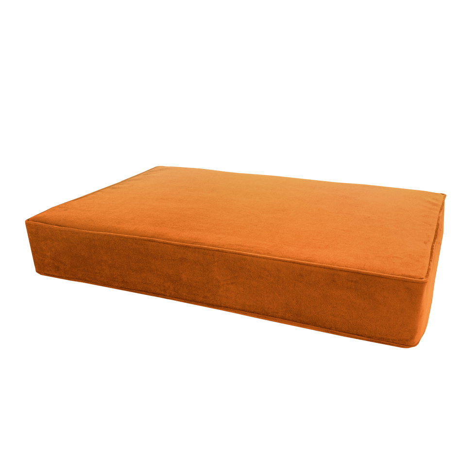 Madison Orthopädisches Kissen Velvet Orange S