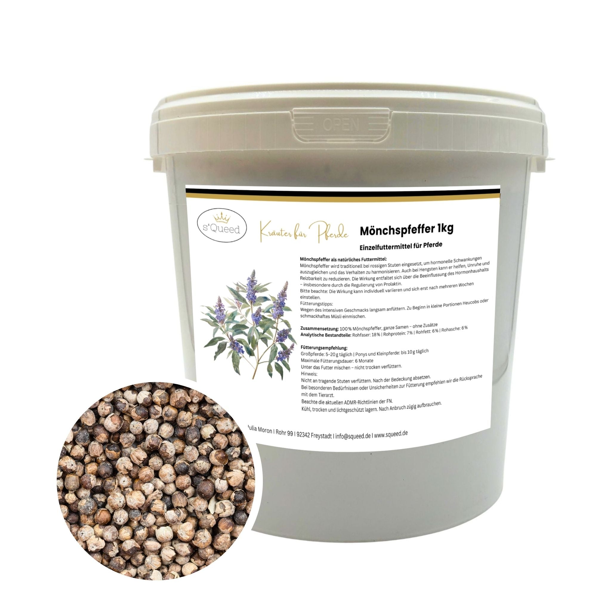 Mönchspfeffer Pferd 1kg