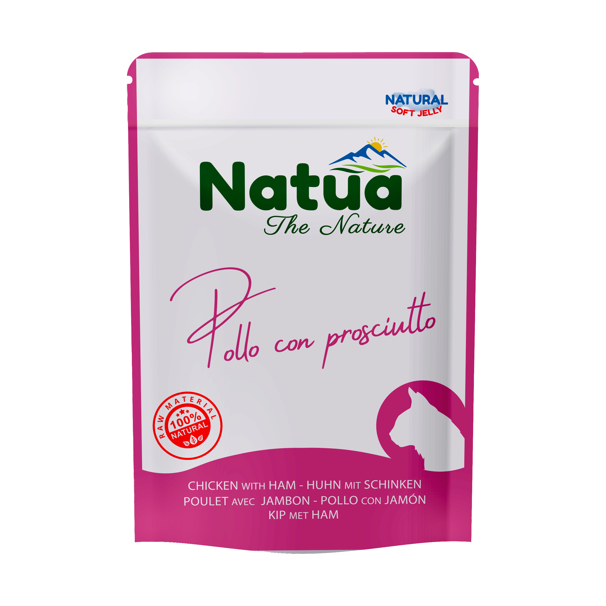 Natua Natural Pouch Katze Hähnchen mit Schinken