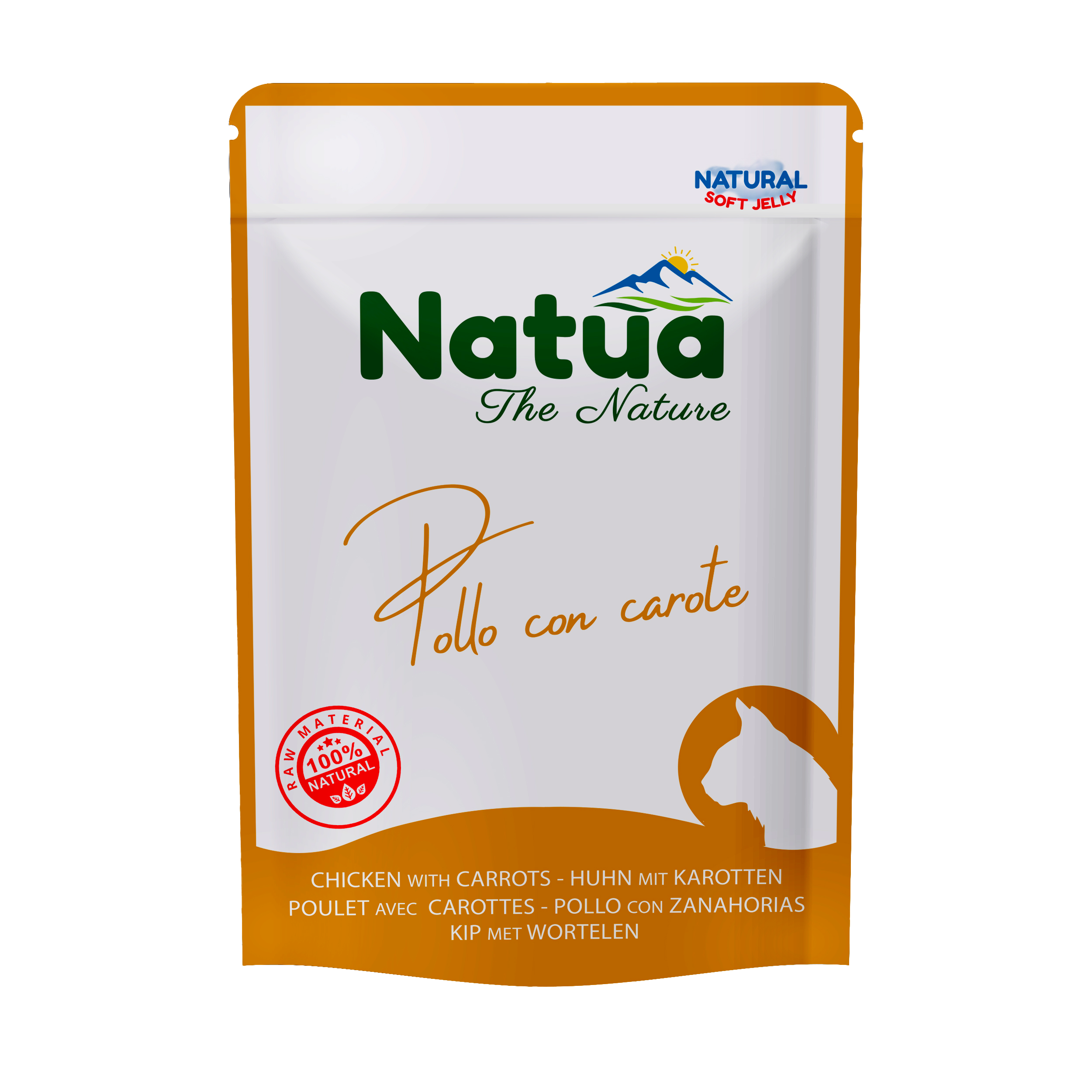 Natua Natural Pouch Katze Hähnchen mit Karotten