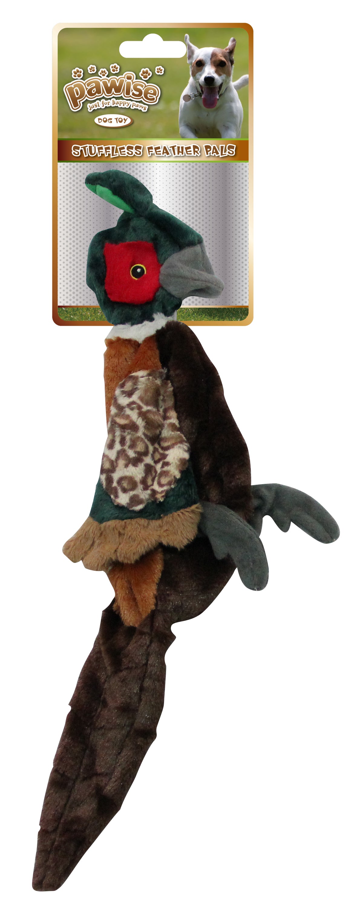 Pawise Stuffless Feather Pals Fasan L