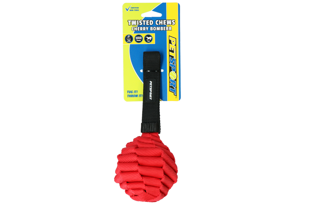 Petsport Twisted Chews - Cherry Bomberr