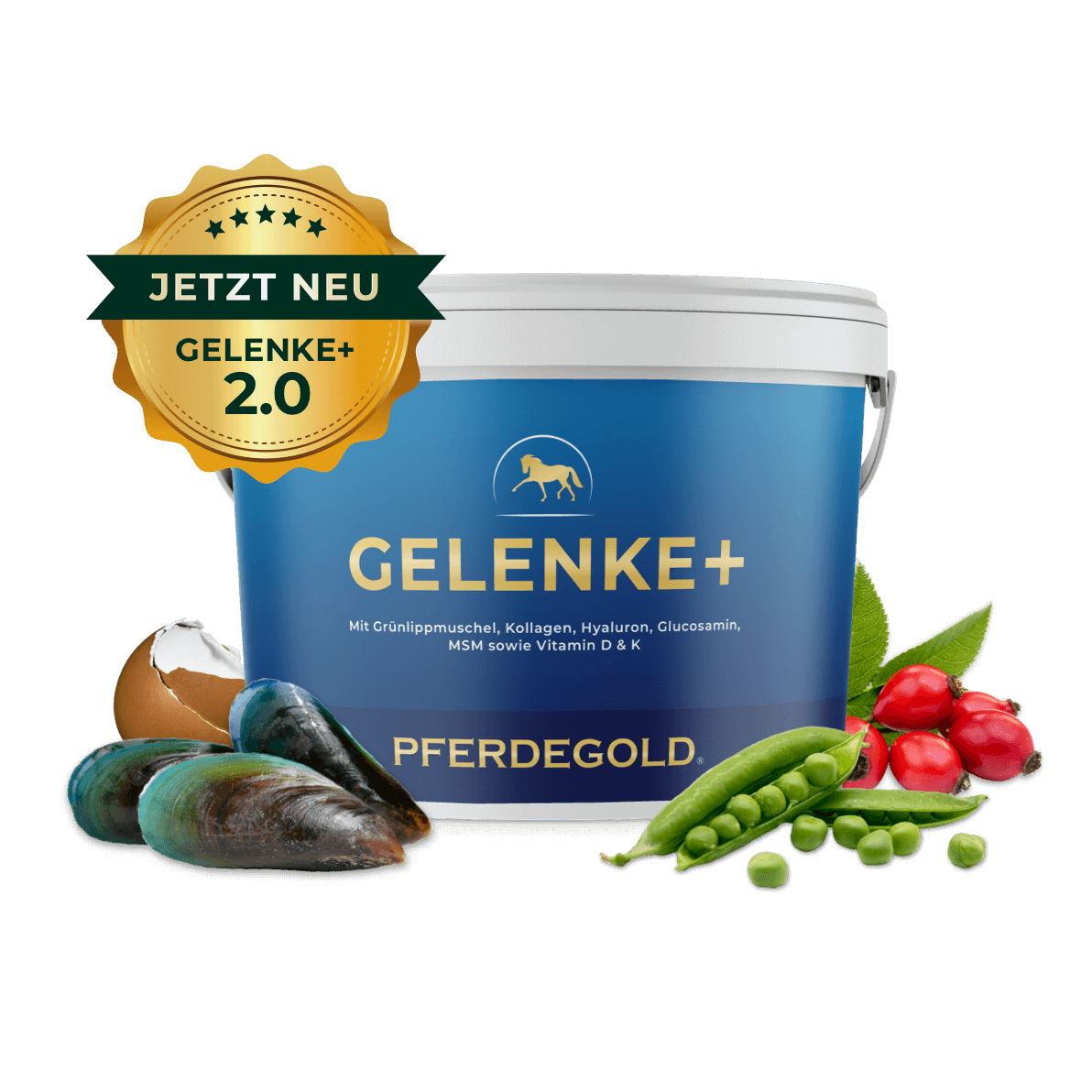 Pferdegold® Gelenke+ 2.0 – Gelenknahrung für Pferde mit Omega 3