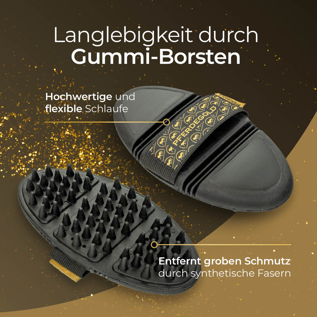 Pferdegold® Massagestriegel – Fellpflege & Striegel für Pferde