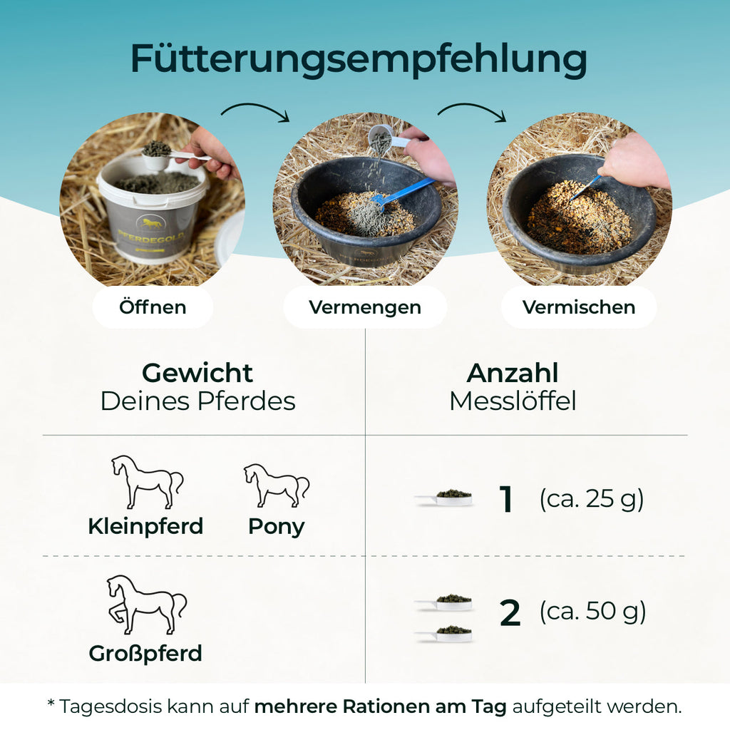 Pferdegold® MSM – Organischer Schwefel für Gelenke & Bindegewebe beim Pferd 1,5 kg