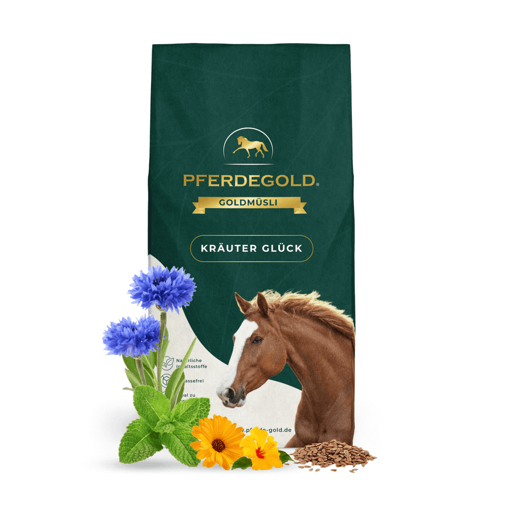 Pferdegold® Goldmüsli® Kräuter Glück – Kräutermüsli für Pferde