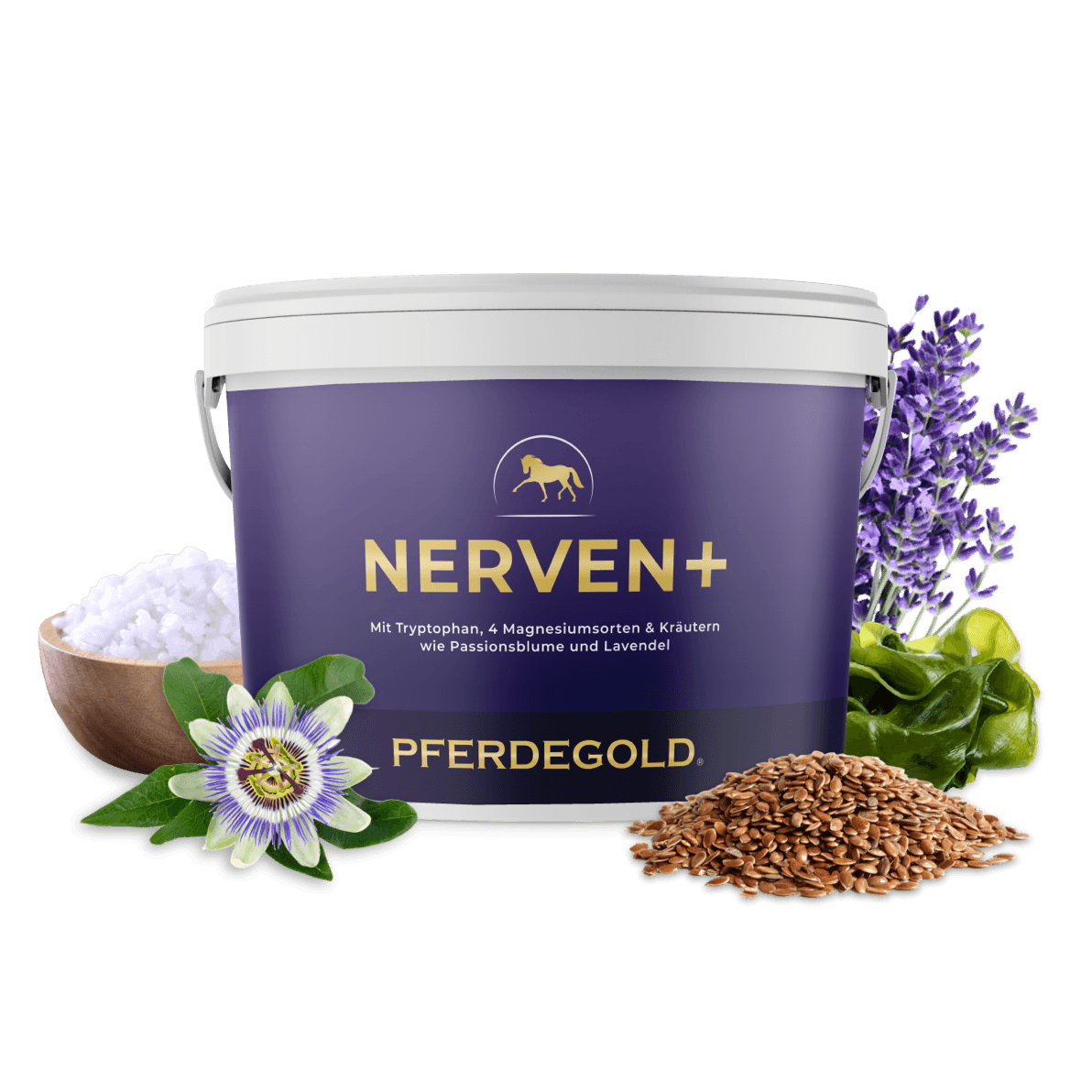 Pferdegold® Nerven+ mit Tryptophan – Ergänzung für nervöse Pferde