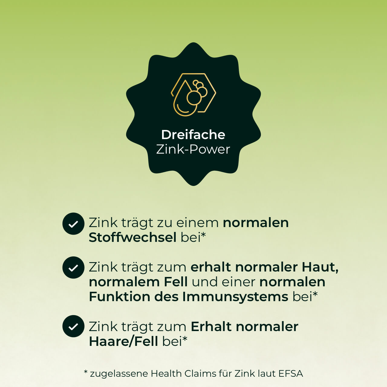 Pferdegold® Zink – Triple-Zink-Formel Ergänzungsfutter für Pferde 1,5 kg