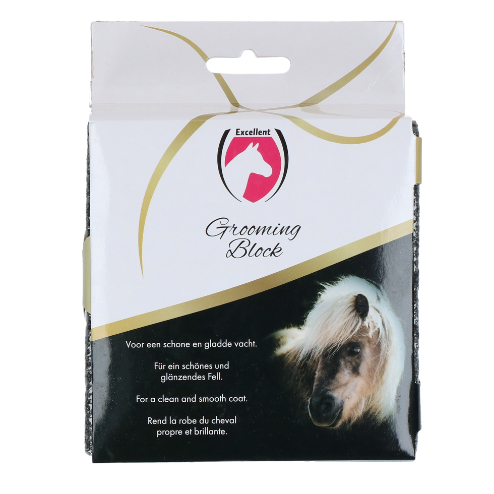Excellent Horse Grooming Block – Putzstein zur Fellpflege für Pferde