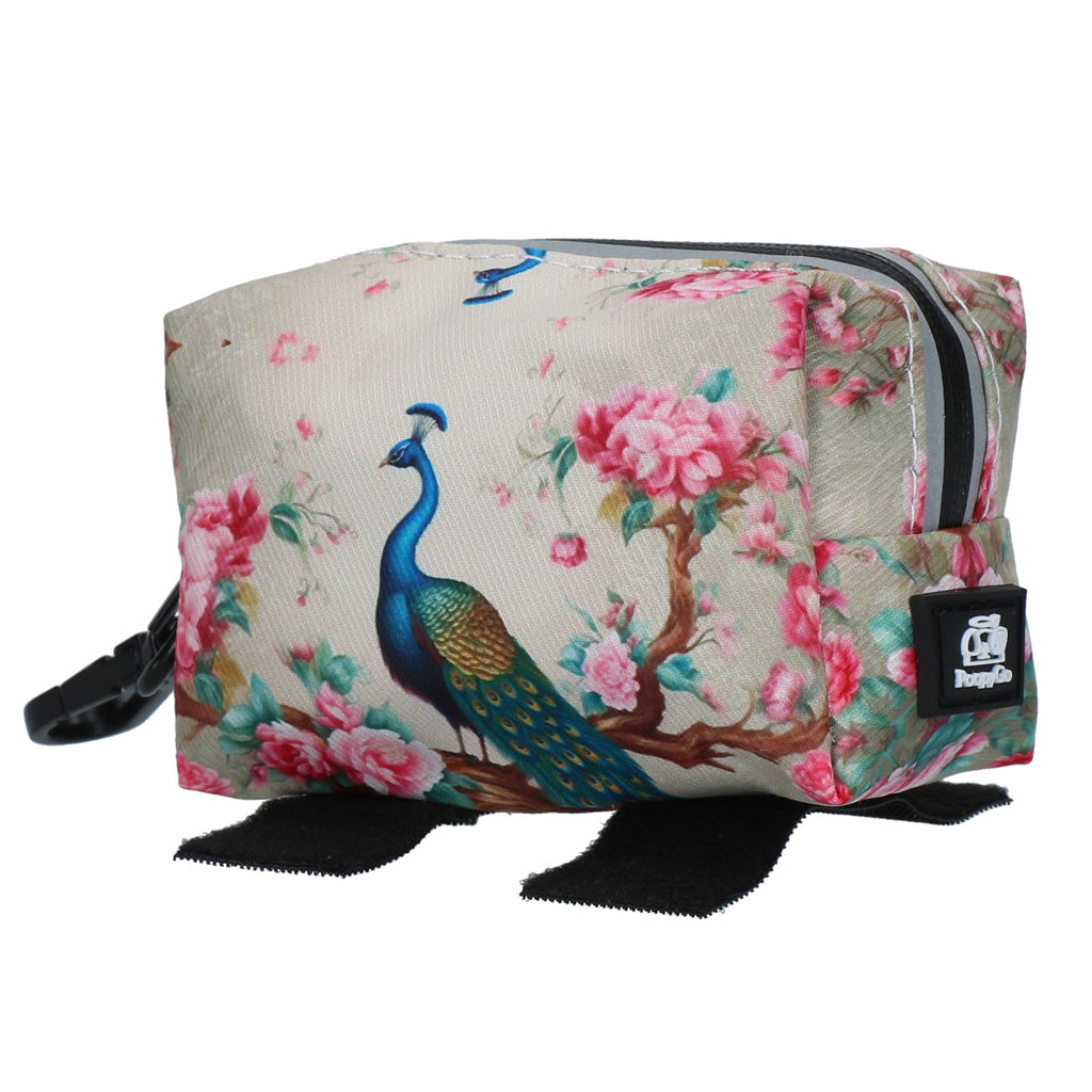 PoopyGo Eco Bag Pfau (Weiß)