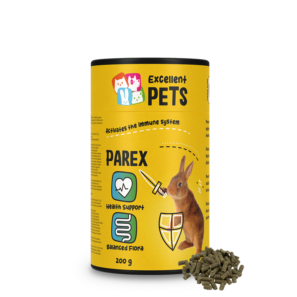Excellent Pets Rabbit Parex 200 g – Ergänzungsfutter für Kaninchen & Kleintiere