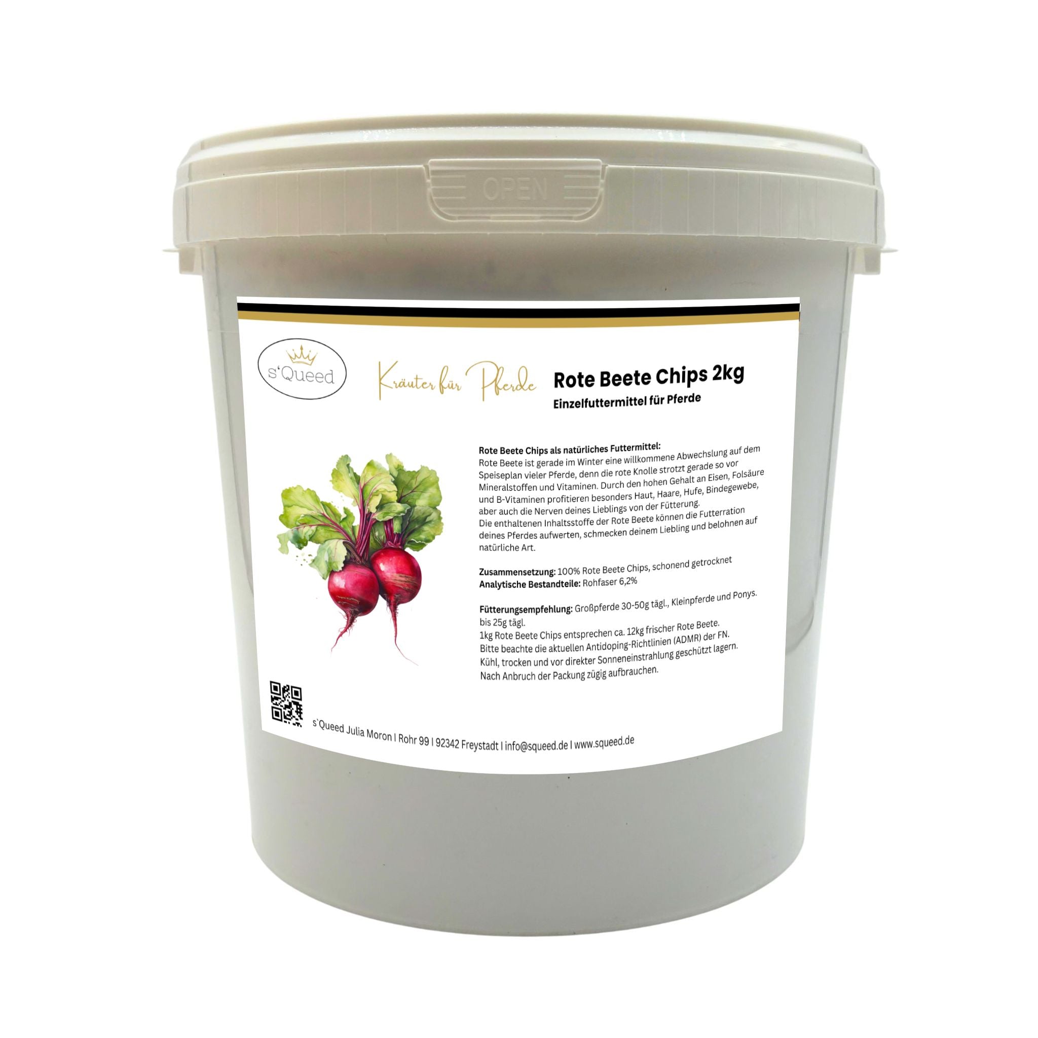Rote Beete Chips Pferd 2kg