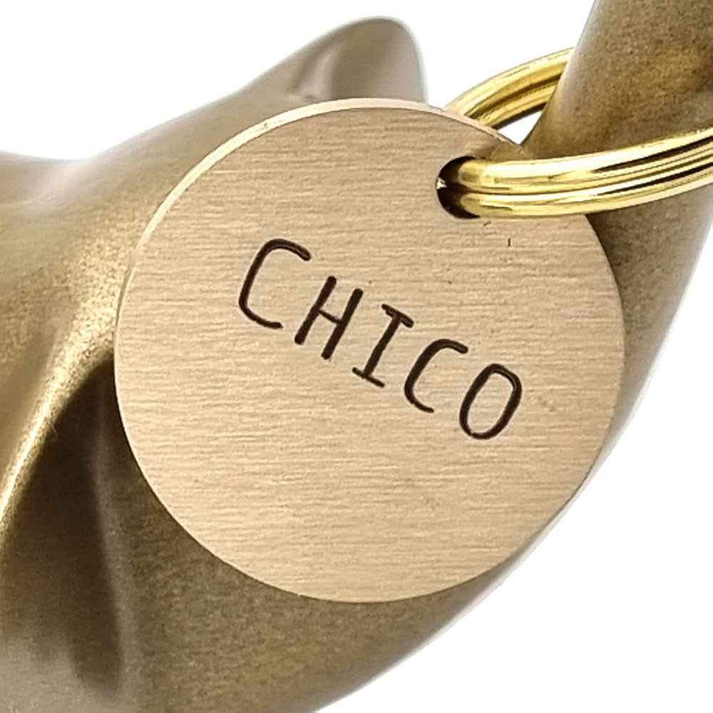 Hundemarke mit Gravur, Name und Telefon personalisiert, rund, 25mm oder 30mm in verschiedenen Farben