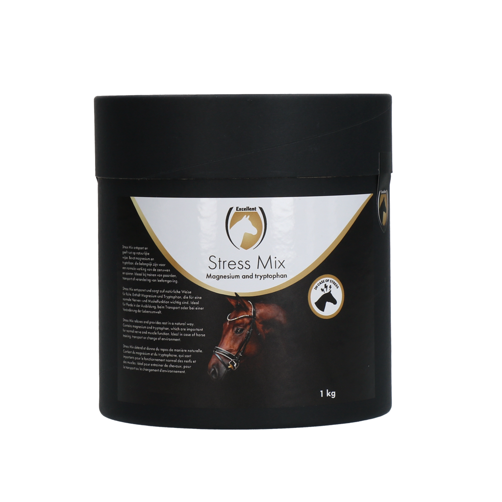 Excellent Horse No Stress Mix - Beruhigungsmittel fur Pferde mit L-Tryptophan & Magnesium, 1 kg
